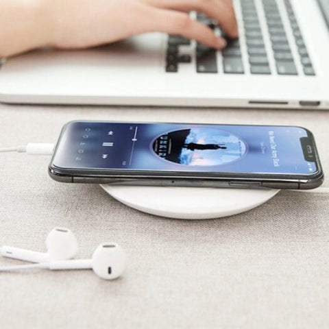 5W Wireless Charger For Iphone X White