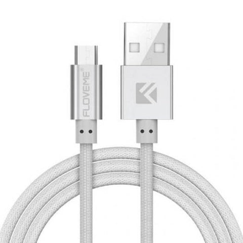 Micro Usb Data Transmission Cable 1.5M Crystal Cream
