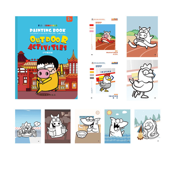 Flower Monaco Colouring Book Be Along Educational Toys