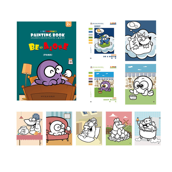 Flower Monaco Colouring Book Be Along Educational Toys