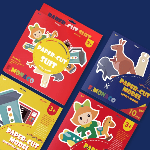 Flower Monaco Paper Cut Model Crafting Paper