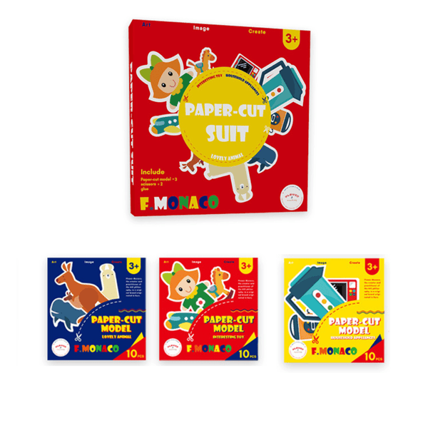 Flower Monaco Paper Cut Model Crafting Paper