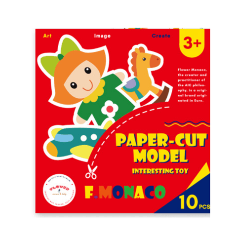 Flower Monaco Paper Cut Model Crafting Paper