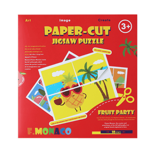 Flower Monaco Paper Cut Model Crafting Paper