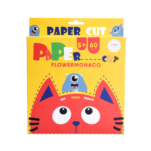 Flower Monaco Paper Hold And Cut Set Educational Toys