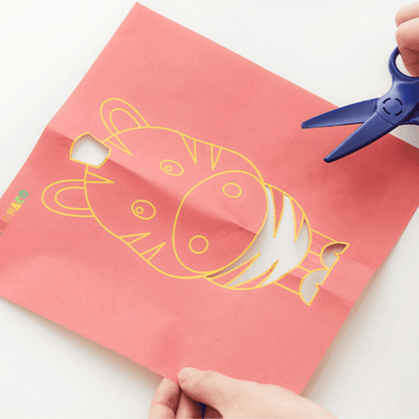 Flower Monaco Paper Hold And Cut Set Educational Toys