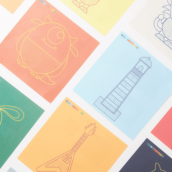 Flower Monaco Paper Hold And Cut Set Educational Toys