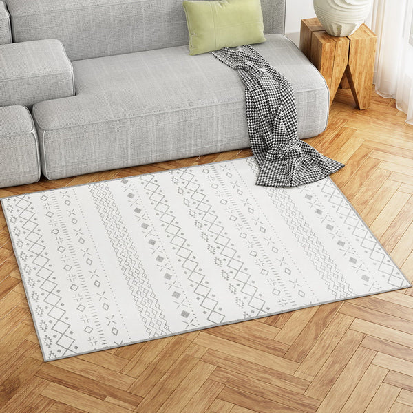 Artiss Floor 120X160cm Washable Area Mat Large Carpet Soft Short Pile Una Rugs