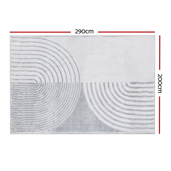 Artiss Floor 200X290cm Washable Area Mat Large Carpet Faux Fur Cyril Rugs