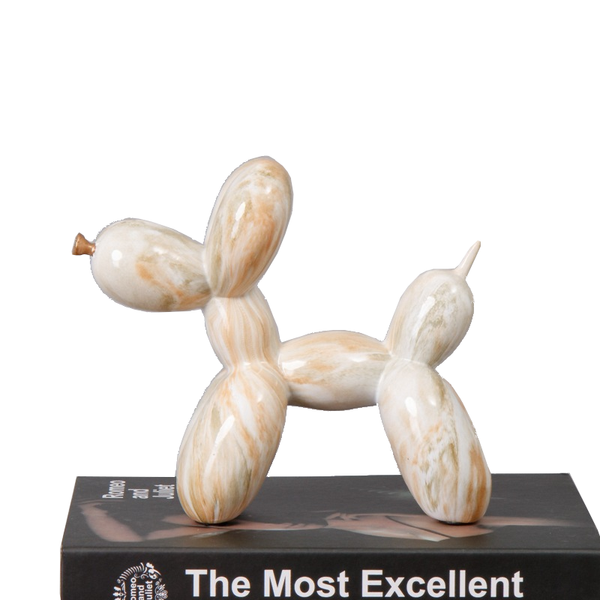 Fluid Balloon Dog Resin Ornaments Creative Living Room Home Artifact Desktop Sculptures & Figurines