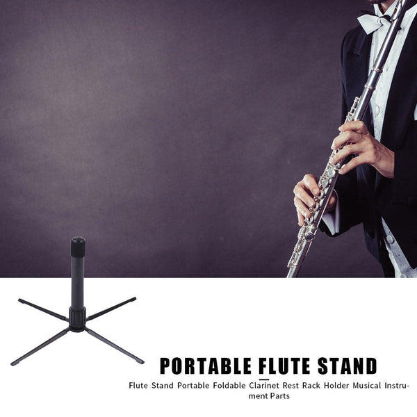 Flute Stand Foldable Clarinet Rest Rack Holder Base Bracket For Convenience Musical Instrument Parts Woodwind Accessories