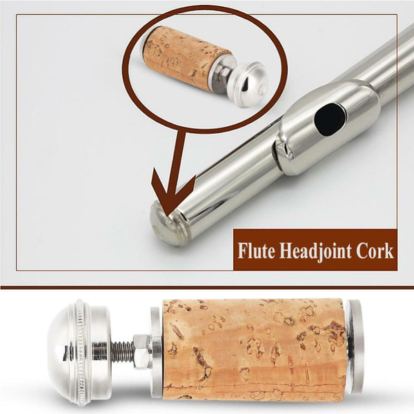 Flute Headjoint Cork Stopper Repair Parts Woodwind Instruments Replacement