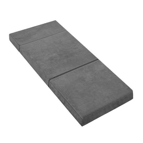 Giselle Folding Foam Mattress Grey Cot & Crib Mattresses