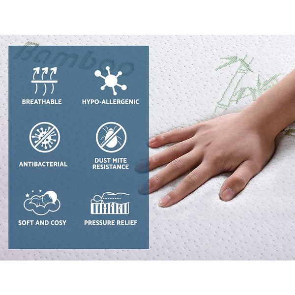 Giselle Mattress Folding Foldable Foam Floor Tri 180Cm Sleeping Mats