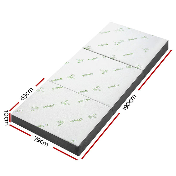 Giselle Folding Foam Mattress Bamboo Fabric Mattresses