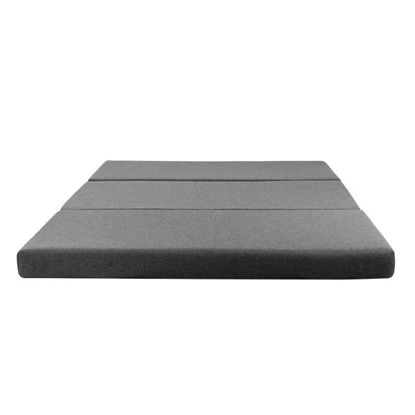 Giselle Double Size Folding Foam Mattress Dark Grey Mattresses