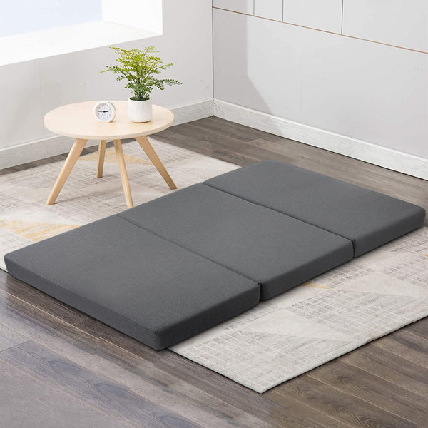 Giselle Double Size Folding Foam Mattress Dark Grey Mattresses