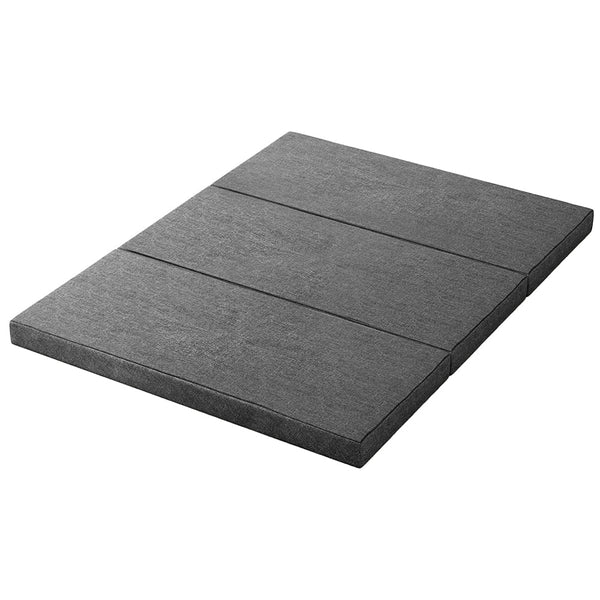 Giselle Foldable Mattress Folding Foam Queen Grey Sleeping Mats