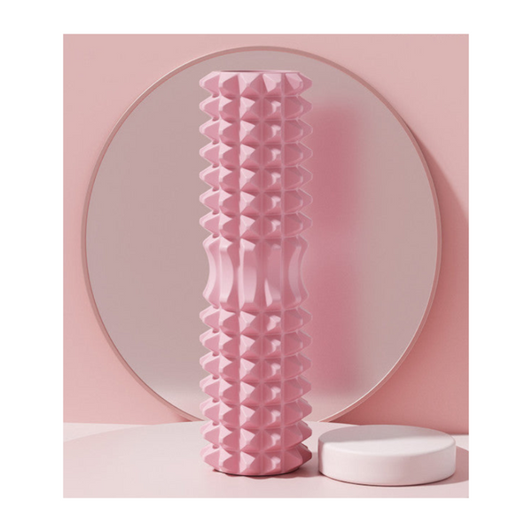 Pink High Density 3D Trigger Point Foam Roller Solid Core Massager For Deep Tissue Muscle Recovery & Yoga Foam Rollers