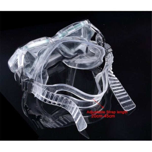Fog Goggles Glasses Snorkel Equipment Anti Diving Set Swimming Scuba Mask Silicone Black L / Xl Masks