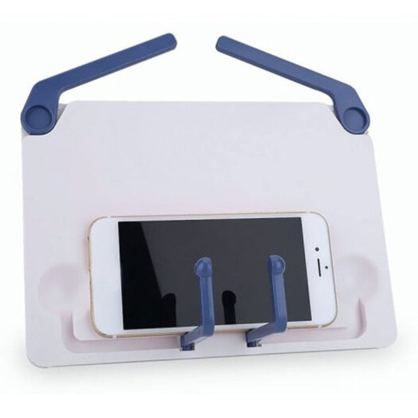 Foldable Adjustable Desktop Sheet Music Stand Holder Table Cook Book Cool White Music Stands