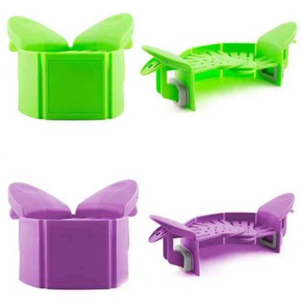 Foldable Adjustable Filter For Cooking Purple