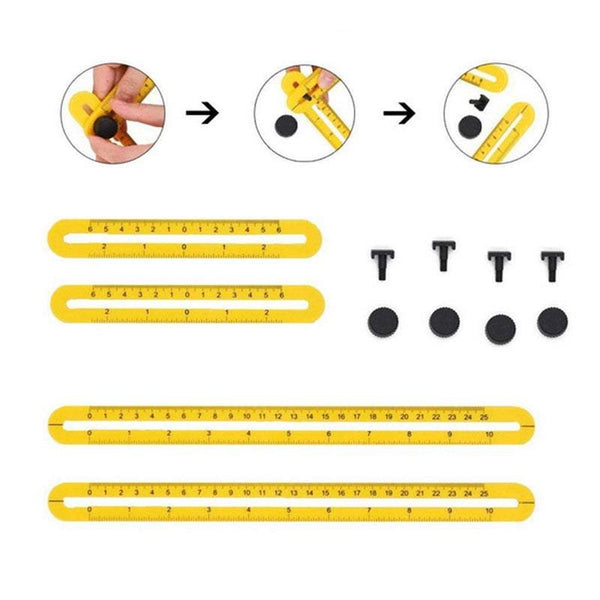 Rulers Foldable Multi Angle Measuring Multifunctional Measuring Tapes & Rulers