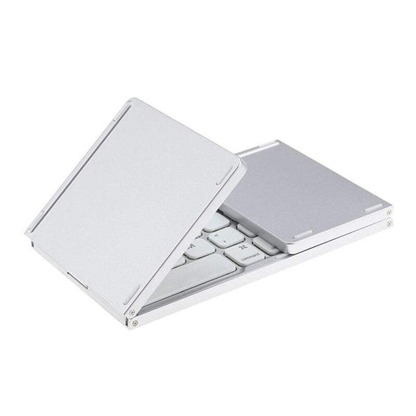 Tablet Keyboards Foldable Bt Wireless Pocket Size Mini With Touchpad For Android Windows Pc White Keyboards & Keypads