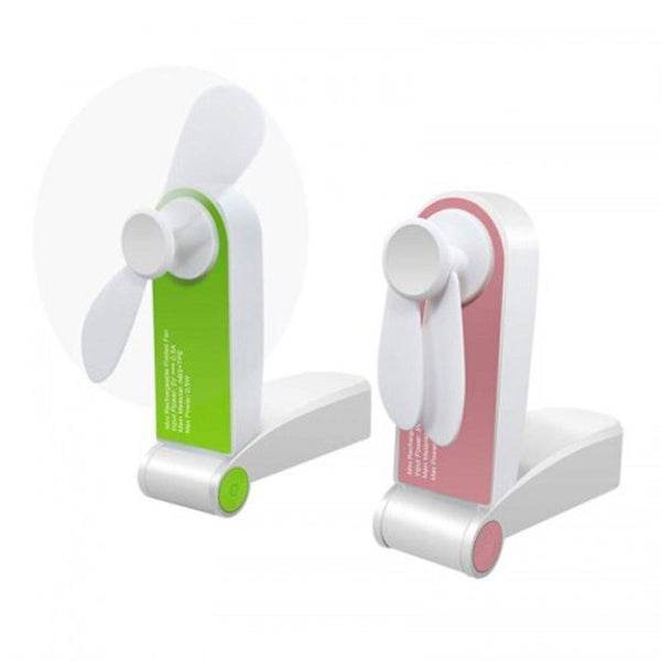 Foldable Handheld Small Fan Folding Storage Portable Rechargeable Carry On Mini Usb Pink Portable Fans