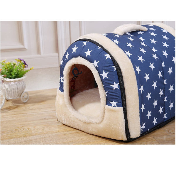 Foldable Cat Bed Cave Non Slip Petrabbit House With Detachable Cushion 6 Pet Beds