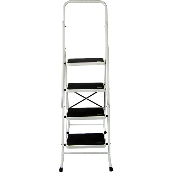 Randy & Travis Machinery Foldable Non Slip 4 Step Steel Ladder Ladders