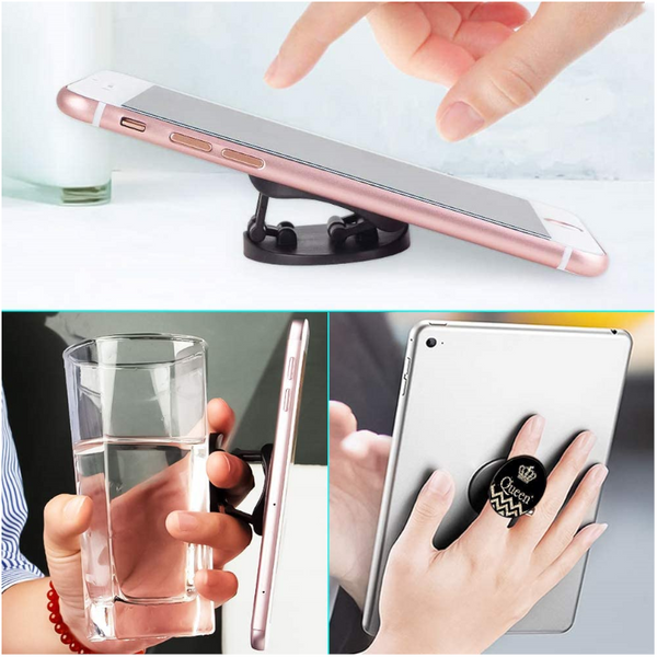 Universal Mobile Phone Finger Grip Ring Holder Pocket Socket Expanding Stand Mounts & Holders