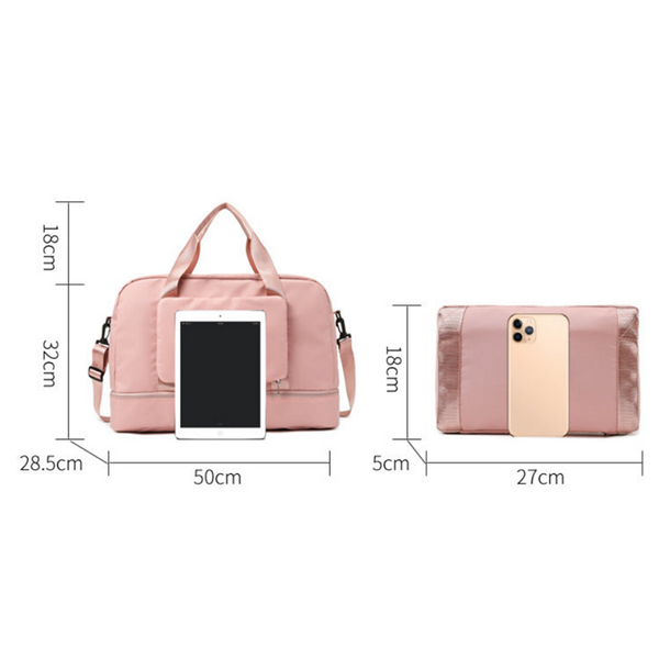 Foldable Travel Duffel Bags Sports Gym Tote Women Gym Bags