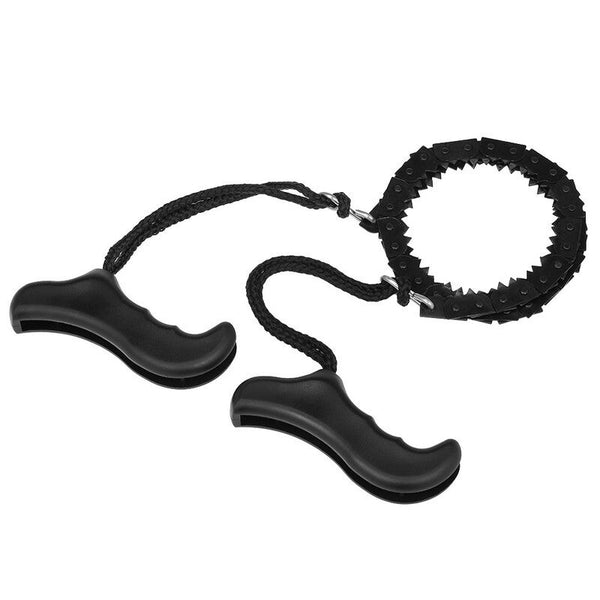 Folding Chain Saw Jagged Chainsaw Manual Steel Wire Hand Camping Hiking Hunting Emergency Survival Tool