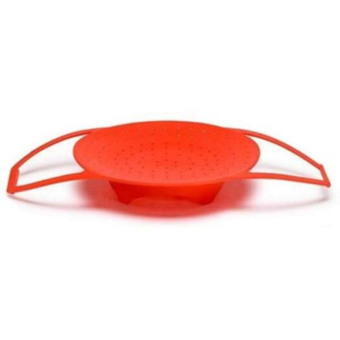 Folding Silicone Steaming Basket Red 42.5245.5Cm