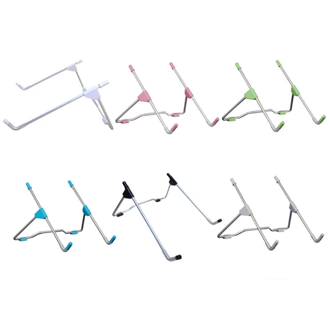 Laptop Tablet Stand Portable Folding Top Anti Skid Angle Height Adjustable Bracket Home Office Stands Holders & Car Mounts