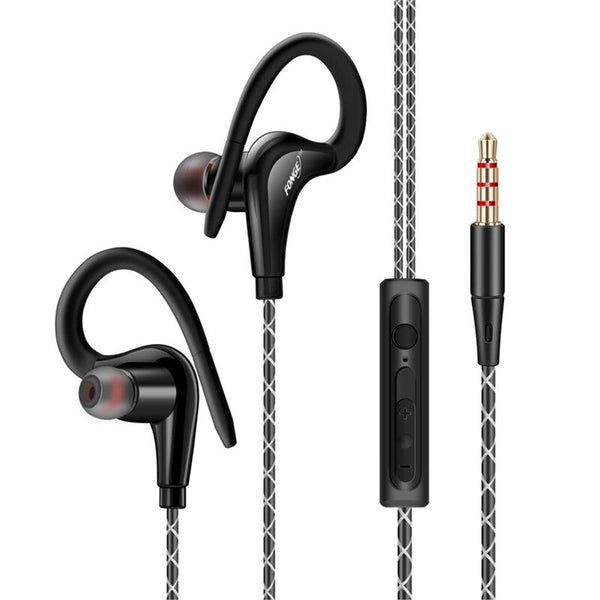 S760 Wired In Ear Waterproof Earphone Black Wired Earphones