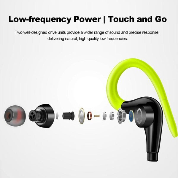 S760 Wired In Ear Waterproof Earphone Black Wired Earphones
