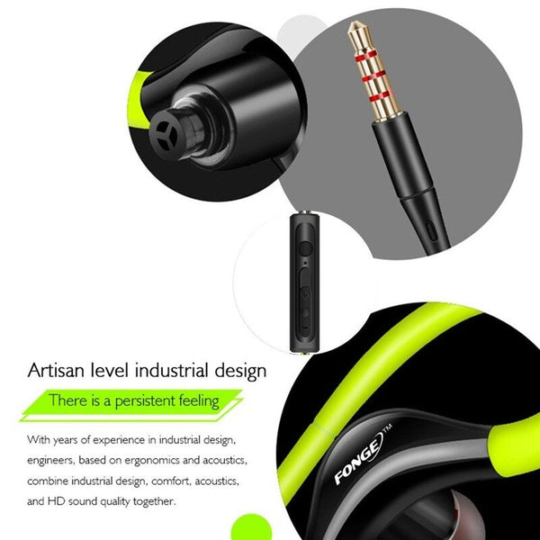 S760 Wired In Ear Waterproof Earphone Black Wired Earphones