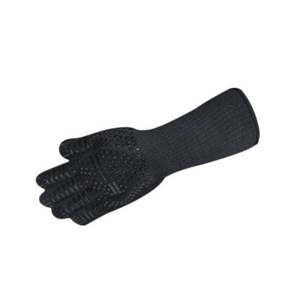 Food Grade Heat Resistant Silicone Kitchen Barbecue Oven Mitt Baking Glove Black Oven Mitts & Potholders