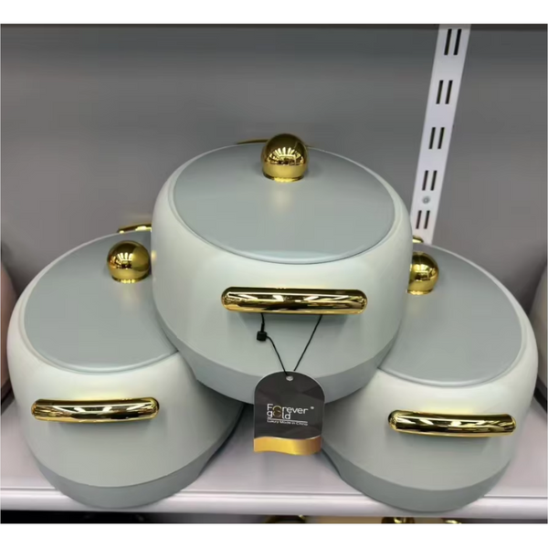 Food Warmer Container Egg Shaped High Footed Insulated Box 2L 2.5L 3L Countertop Food Warmers