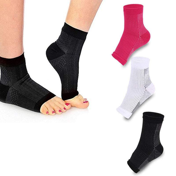 Socks Tights White / Pink Black Foot Ankle Compression For Heel Pain Orthotics Braces & Sleeves