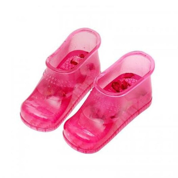 Foot Bath Massage Boots Soak Theorapy Massager Healthy Care Hot Compress Relaxation Slipper Pink Massagers