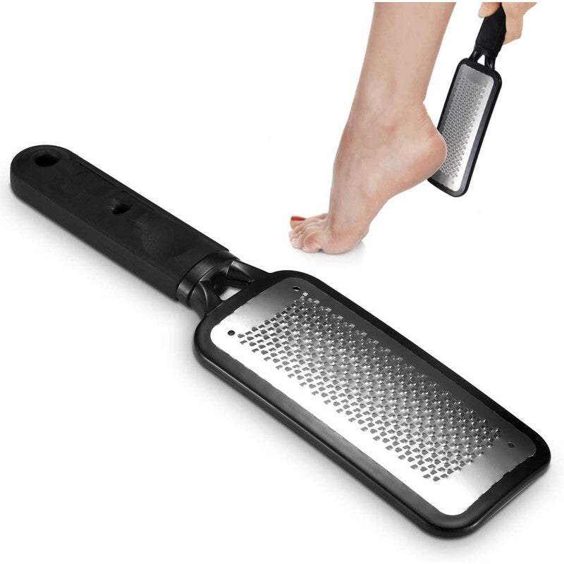 Foot File Callus Remover Rasp Stainless Steel Scrubber Pedicure Wet Dry Feet