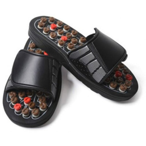 Foot Massage Slippers Acupuncture Therapy Deep Coffee 40.5