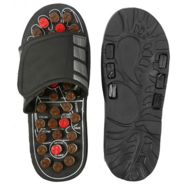 Foot Massage Slippers Acupuncture Therapy Deep Coffee 40.5 Massagers