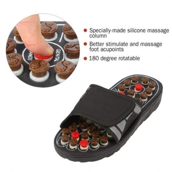 Foot Massage Slippers Acupuncture Therapy Massager Shoes For Acupoint Activating Reflexology 38 39 Size