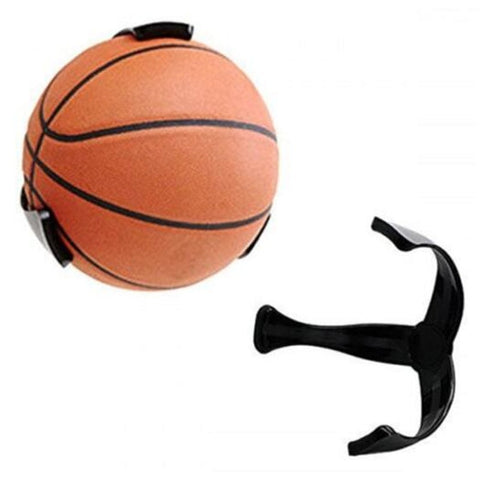 Football Basketball Claw Ball Display Wall Rack Holder Black