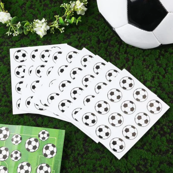 Football Stickers Waterproof Vinyl Suitable For Laptops Bottles Notebooks And Mobile Phones Ideal Gift Players Teams Fans Sports 10 Sheets 120 Pieces