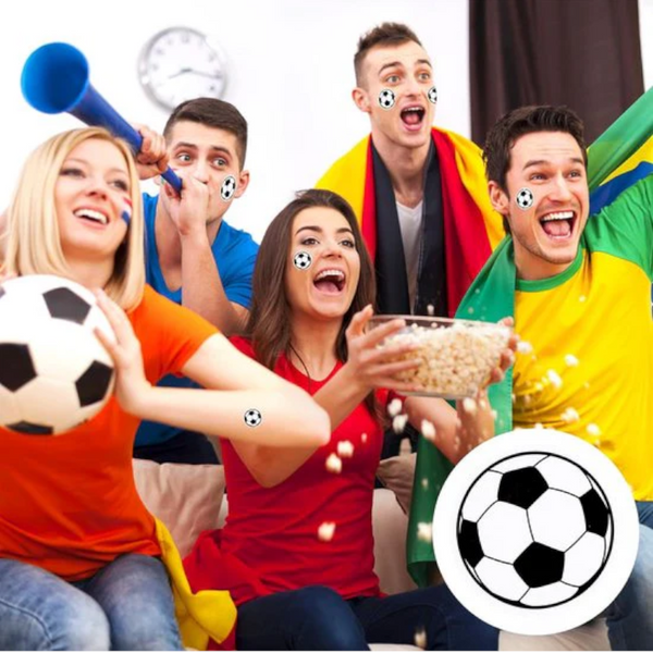 Football Stickers Waterproof Vinyl Suitable For Laptops Bottles Notebooks And Mobile Phones Ideal Gift Players Teams Fans Sports 10 Sheets 120 Pieces